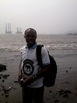 Outreach officer at the coast